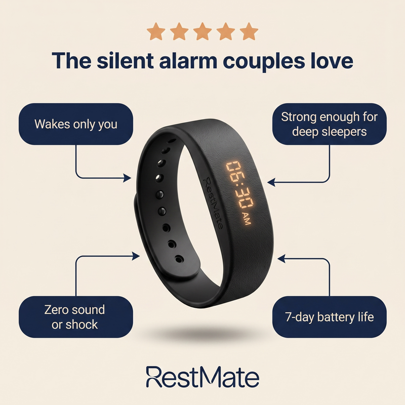 RestMate feature callouts infographic