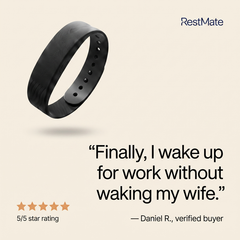 RestMate 5-star review infographic